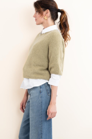 Aaiko |  Soft sweater Lani | dark green | Picture 8