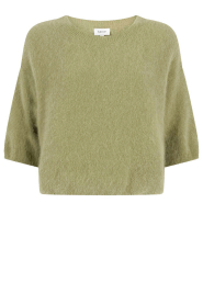Aaiko |  Soft sweater Lani | dark green