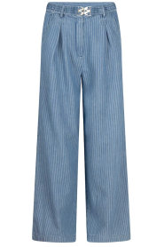 Aaiko |  Denim pants with pinstripe Lotty | blue | Picture 1