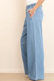 Aaiko |  Denim pants with pinstripe Lotty | blue | Picture 7