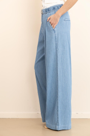 Aaiko |  Denim pants with pinstripe Lotty | blue | Picture 8