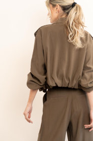 Aaiko |  Balloon jacket Rosalie | dark green | Picture 10