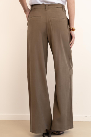 Aaiko |  Wide leg trousers River | dark green | Picture 7
