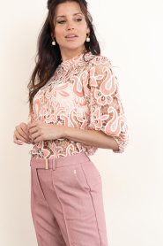 Aaiko |  Jacquard top Shaile | pink | Picture 6