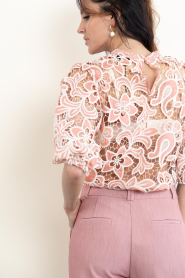 Aaiko |  Jacquard top Shaile | pink | Picture 8