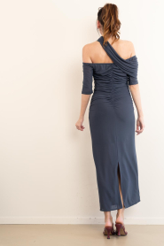 Copenhagen Muse |  Mesh maxi dress Mejse | blue | Picture 9
