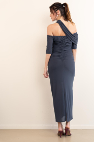 Copenhagen Muse |  Mesh maxi dress Mejse | blue | Picture 8