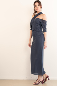Copenhagen Muse |  Mesh maxi dress Mejse | blue | Picture 7