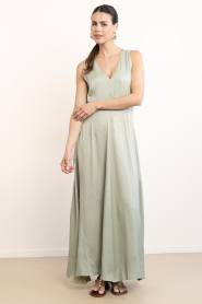 Copenhagen Muse |  Viscose maxi dress Visha | green | Picture 3