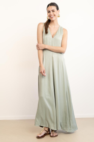 Copenhagen Muse |  Viscose maxi dress Visha | green | Picture 4