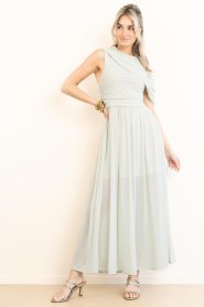 Copenhagen Muse |  Mesh maxi dress Mejse | light green | Picture 4