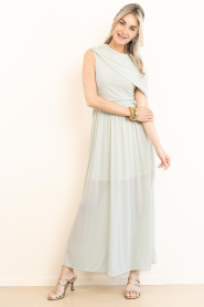 Copenhagen Muse |  Mesh maxi dress Mejse | light green | Picture 8