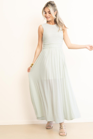 Copenhagen Muse |  Mesh maxi dress Mejse | light green | Picture 7