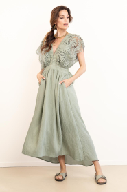 Copenhagen Muse |  Dress with lace details Cole | green | Picture 2