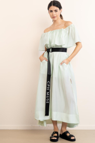 Copenhagen Muse |  Off-shoulder maxi dress Molly | light green | Picture 4
