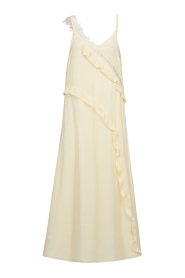 Copenhagen Muse |  Maxi dress with lace Norma | light yellow | Picture 1