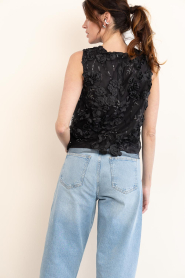 Copenhagen Muse |  Lace top with lurex Rosaly | black | Picture 8