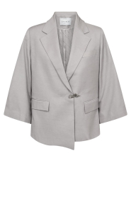 Copenhagen Muse |  Blazer with broche Tenna | grey | Picture 1