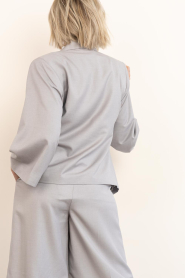 Copenhagen Muse |  Blazer with broche Tenna | grey | Picture 8