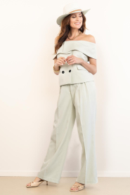 Copenhagen Muse |  Tencel trousers Ivanna | green | Picture 3