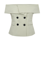 Copenhagen Muse |  Off-shoulder top Ivanna | green | Picture 1