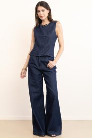 Copenhagen Muse |  Wide leg jeans Jalynn | dark blue | Picture 2