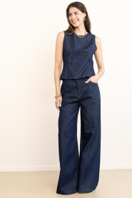 Copenhagen Muse |  Wide leg jeans Jalynn | dark blue | Picture 3