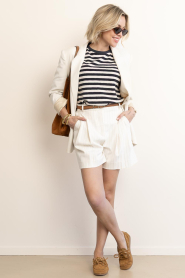 Copenhagen Muse |  Pinstripe short Tailor | natural | Picture 3