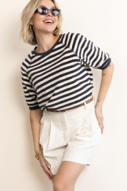 Copenhagen Muse |  Pinstripe short Tailor | natural | Picture 6