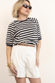 Copenhagen Muse |  Pinstripe short Tailor | natural | Picture 8