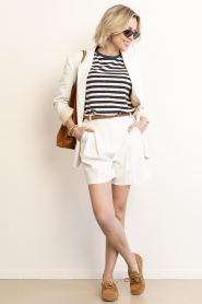 Copenhagen Muse |  Pinstripe short Tailor | natural | Picture 3
