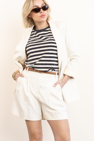 Copenhagen Muse |  Pinstripe short Tailor | natural | Picture 4