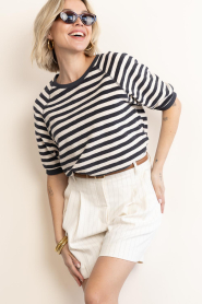Copenhagen Muse |  Pinstripe short Tailor | natural | Picture 6