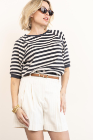 Copenhagen Muse |  Pinstripe short Tailor | natural | Picture 8