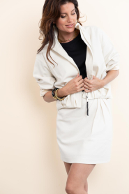 Copenhagen Muse :  Cropped bomber jacket Tailor | natural - img6