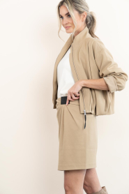 Copenhagen Muse |  Cropped bomber jacket Tailor | camel | Picture 7