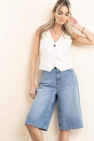 Copenhagen Muse |  Denim bermuda short Anora | blue | Picture 5