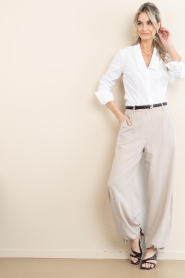 Copenhagen Muse |  Cotton mix blouse Poppi | white | Picture 3