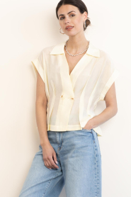 Copenhagen Muse |  Tailored blouse Molly | yellow | Picture 2