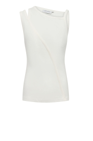 Copenhagen Muse |  Stretch asymetrical top Siv | natural | Picture 1