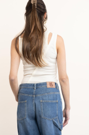 Copenhagen Muse |  Stretch asymetrical top Siv | natural | Picture 6