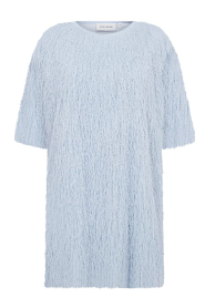 Copenhagen Muse |  Mini dress with fringes Fallon | light blue | Picture 1