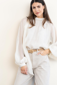 Copenhagen Muse |  Top with buttons Tilly | natural | Picture 2