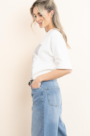 Copenhagen Muse |  Boxy T-shirt with print Muse | natural | Picture 6