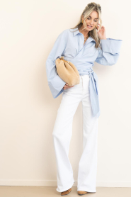 7 For All Mankind |  Flared jeans Modern Dojo lg40  | white | Picture 4
