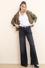 7 For All Mankind :  Wide leg jeans Lotta | black - img2