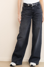 7 For All Mankind :  Wide leg jeans Lotta | black - img6