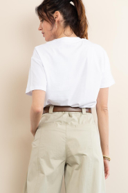 Elite Paris |  T-shirt with print Hour | white | Picture 9