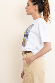 Elite Paris |  T-shirt with print Mood | white | Picture 6