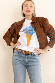 Elite Paris |  T-shirt with print Gelato | white | Picture 7